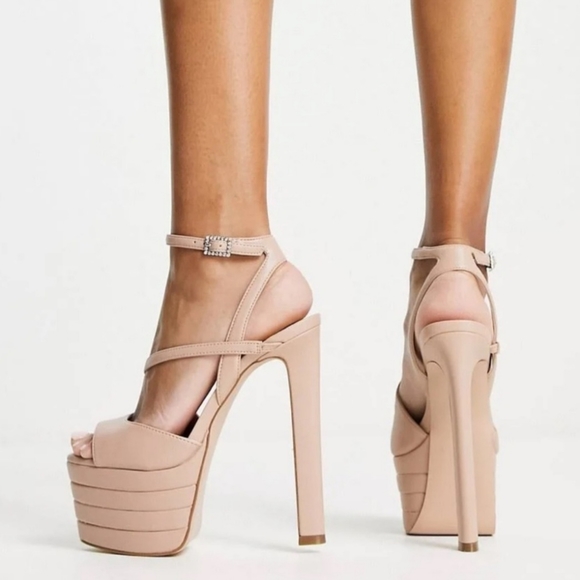 Steve Madden Larssa Strappy Platform Dress Sandals - Picture 2 of 13